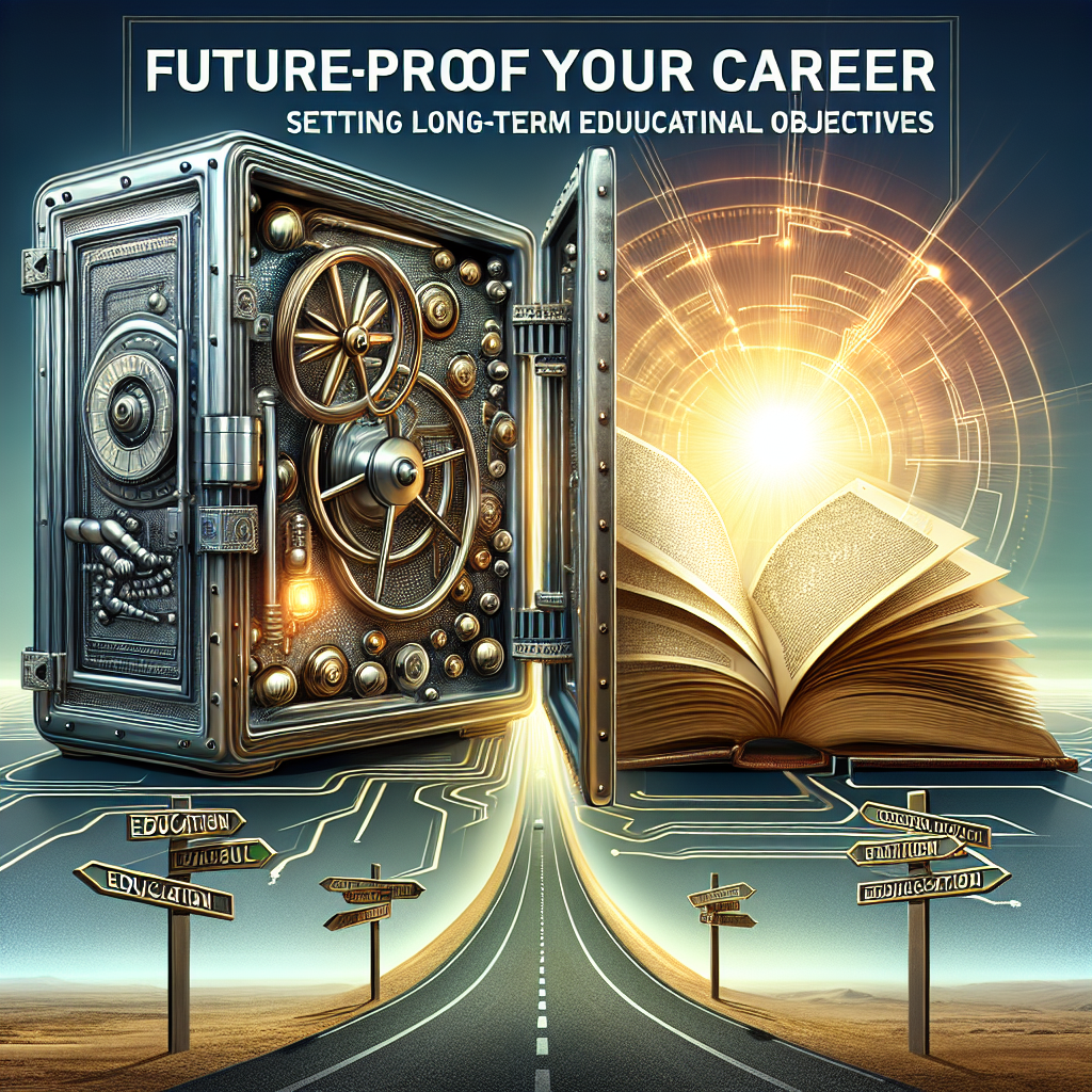 Future-Proof Your Career: Setting Long-Term Educational Objectives